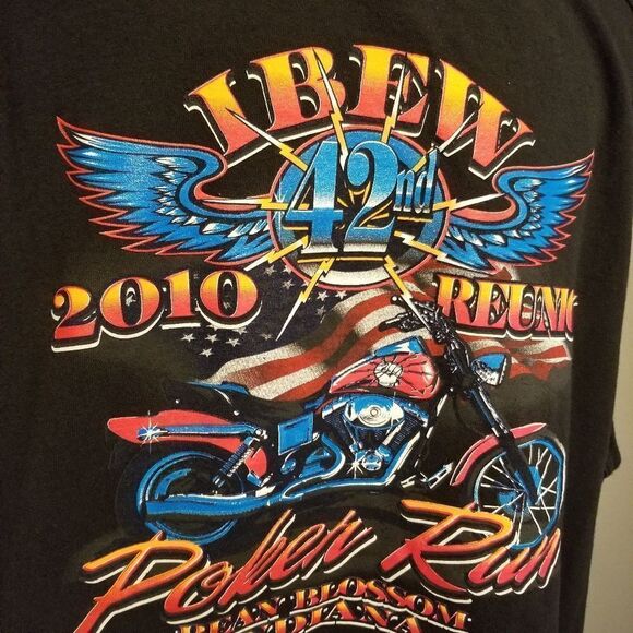 IBEW POKER RUN TANK TOP. B18 - Picture 3 of 7